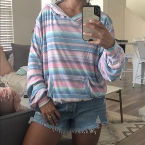 Wildfox Mexican blanket hoodie
